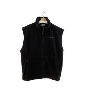 Columbia black vest, size men’s XXL, EUC